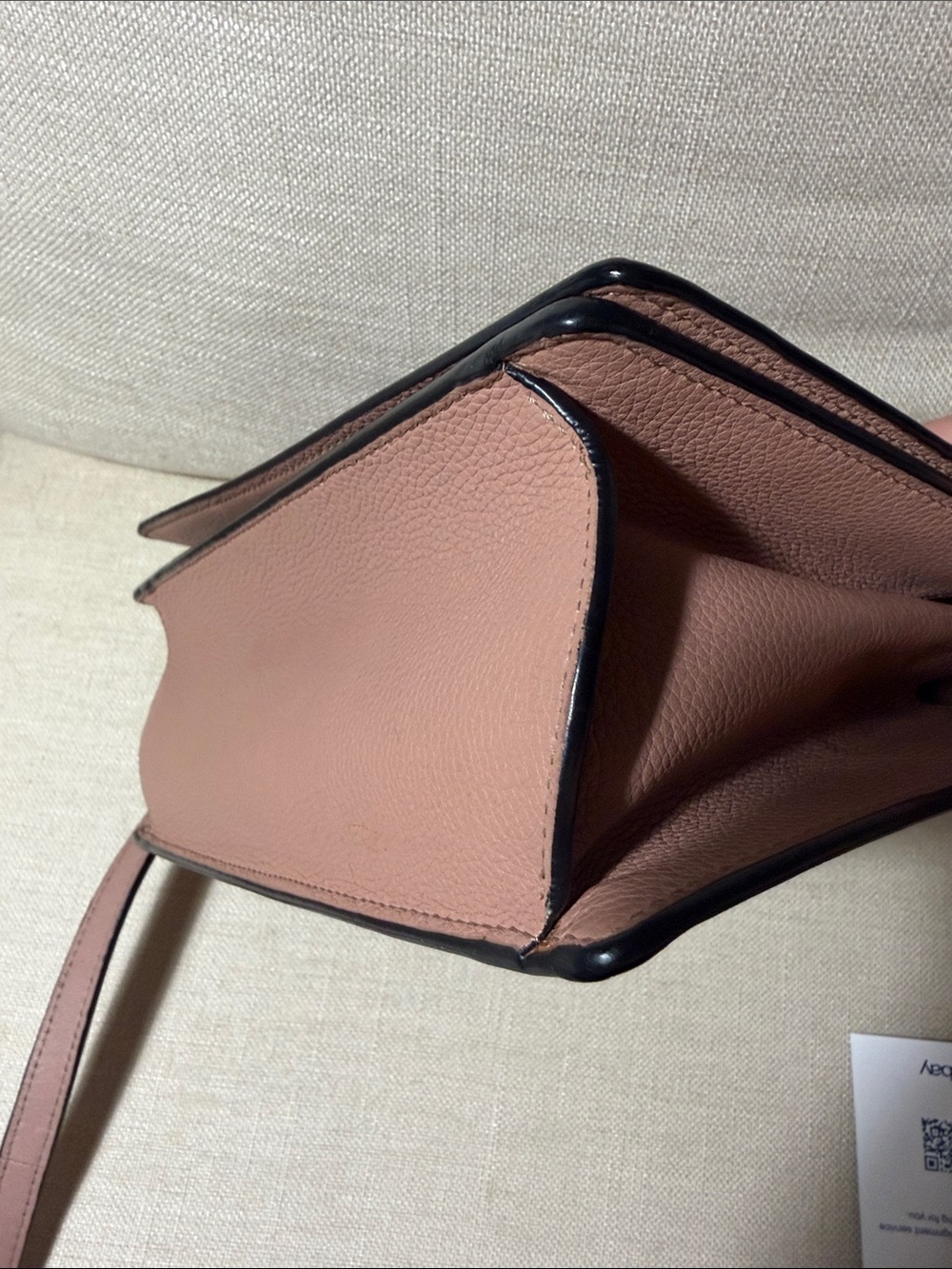 Loewe Pink Leather Barcelona Puzzle-Accent Top Handle Bag - Picture 13 of 16